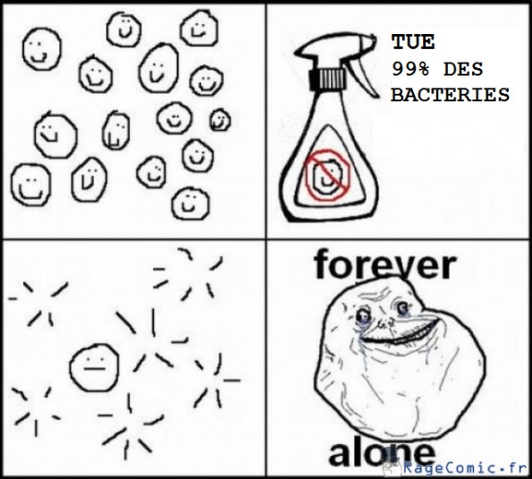 Tue 99% des bactéries