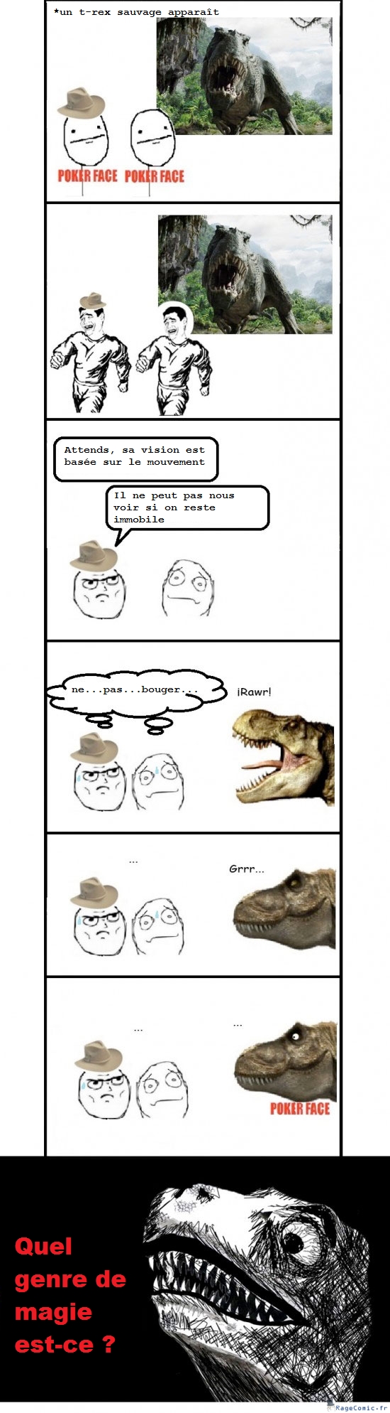 Comment éviter un t-rex