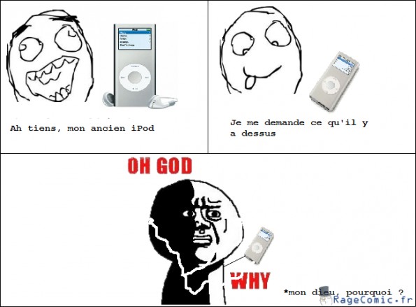 Retrouver un vieil iPod
